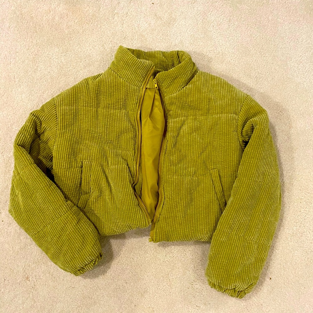 cropped puffer jacket